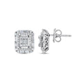 1.10 Karat Nora Baget Pırlanta Küpe