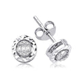 0.10 Karat Laranj Baget Diamante Orecchini