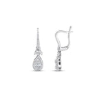 0.62 Karat Baget Diamante Orecchini