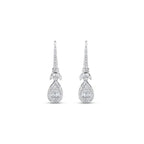 0.62 Karat Baget Diamante Orecchini