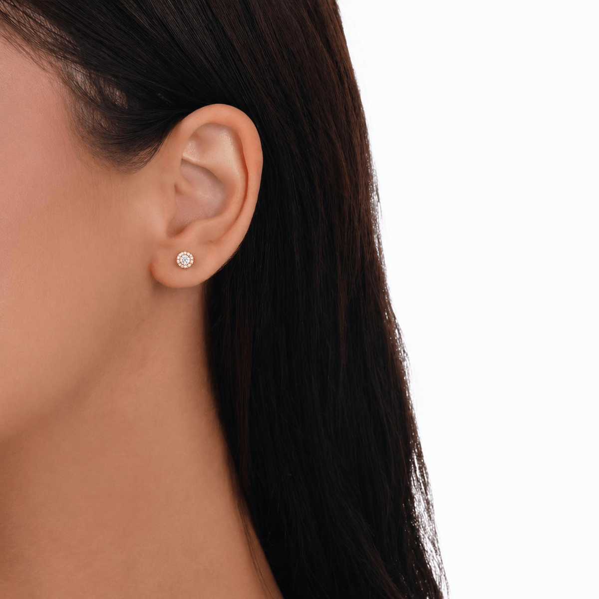 0.24 Karat Diamante Orecchini
