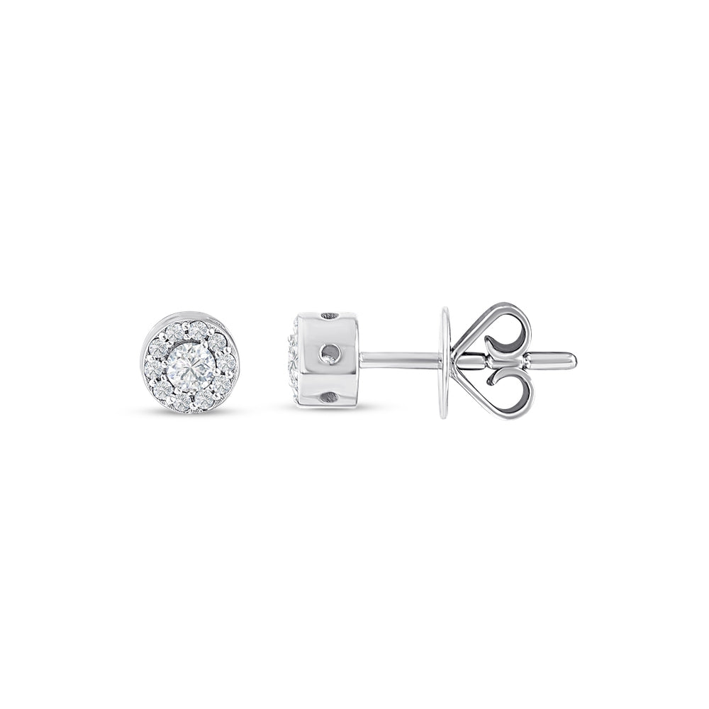 0.15 Karat Diamante Orecchini
