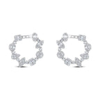 1.84 Karat Luna Baget Diamante Orecchini