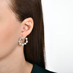 1.84 Karat Luna Baget Diamante Orecchini
