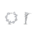 1.84 Karat Luna Baget Diamante Orecchini