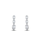 0.51 Karat Baget Diamante Orecchini
