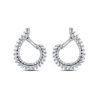 1.82 Karat Neoma Baget Diamante Orecchini