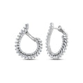 1.82 Karat Neoma Baget Diamante Orecchini