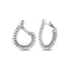 1.82 Karat Neoma Baget Diamante Orecchini