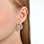 1.55 Karat Selena Baget Diamante Orecchini