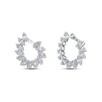 1.55 Karat Selena Baget Diamante Orecchini