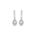 0.43 Karat matrimonio Baget Diamante Orecchini