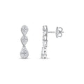 0.89 Karat matrimonio Diamante Orecchini