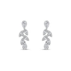 0.88 Karat matrimonio Baget Diamante Orecchini