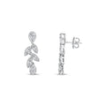 0.88 Karat matrimonio Baget Diamante Orecchini