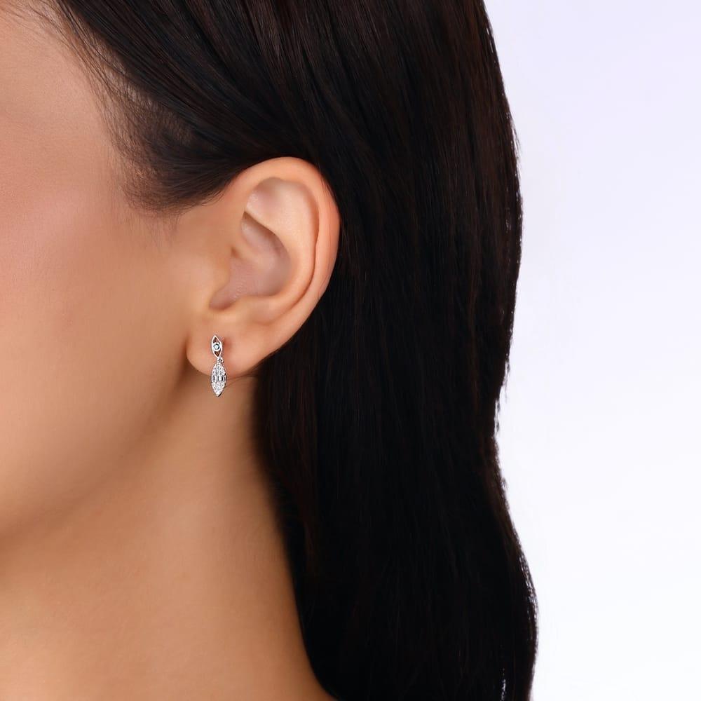 0.25 Karat Eliza Baget Diamante Orecchini