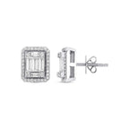 1.09 Karat Magnolia Baget Diamante Orecchini