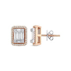 1.09 Karat Magnolia Baget Diamante Orecchini