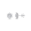 0.84 Karat Flora Diamante Orecchini
