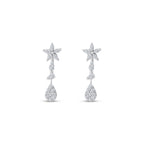 0.84 Karat Çiçek Diamante Orecchini