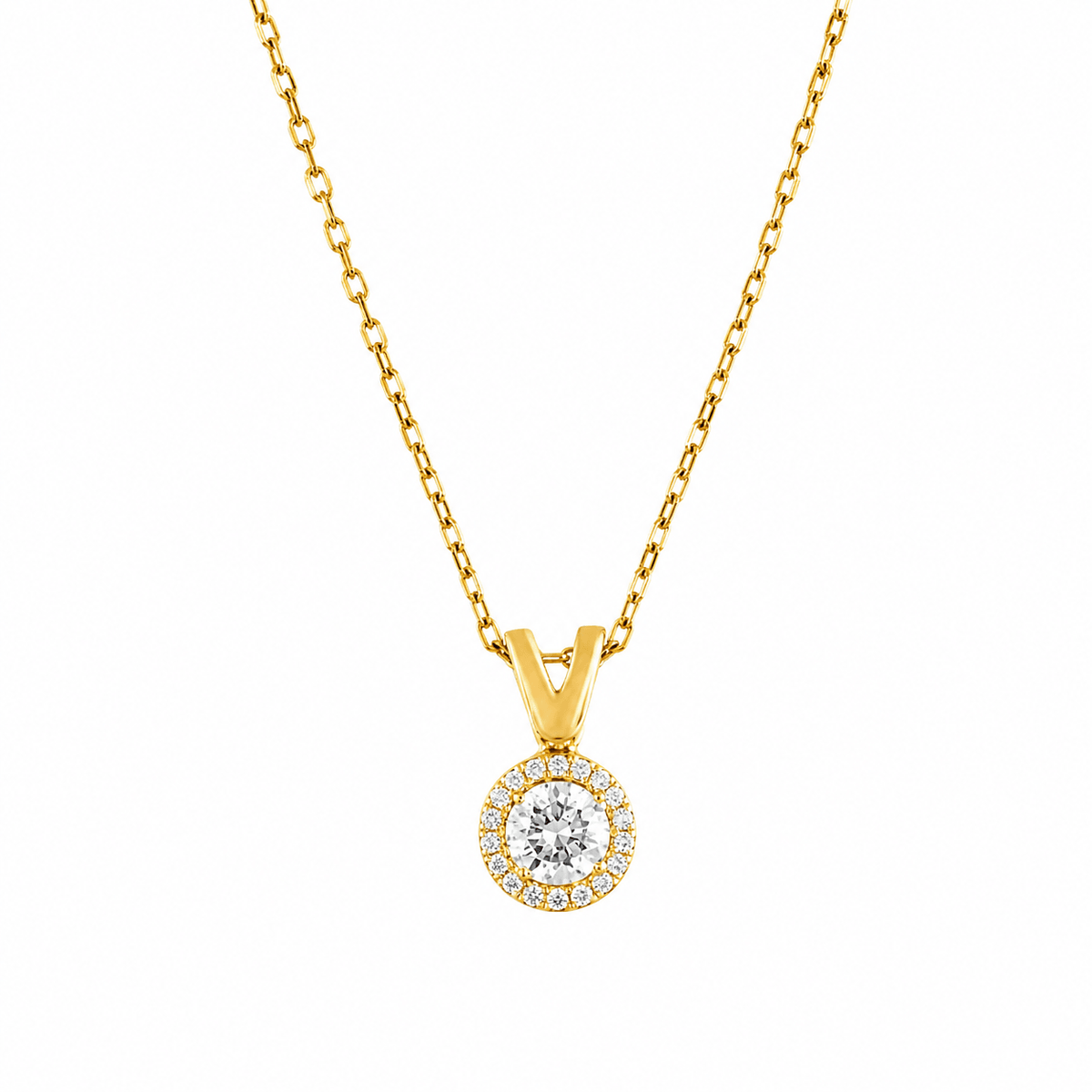 0.11 Karat Diamante Collana