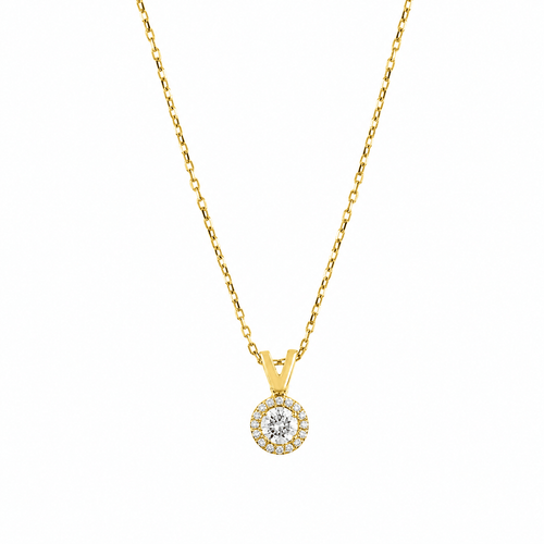 0.11 Karat Diamante Collana
