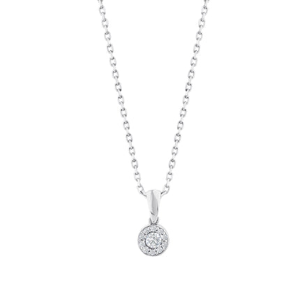 0.08 Karat Diamante Collana