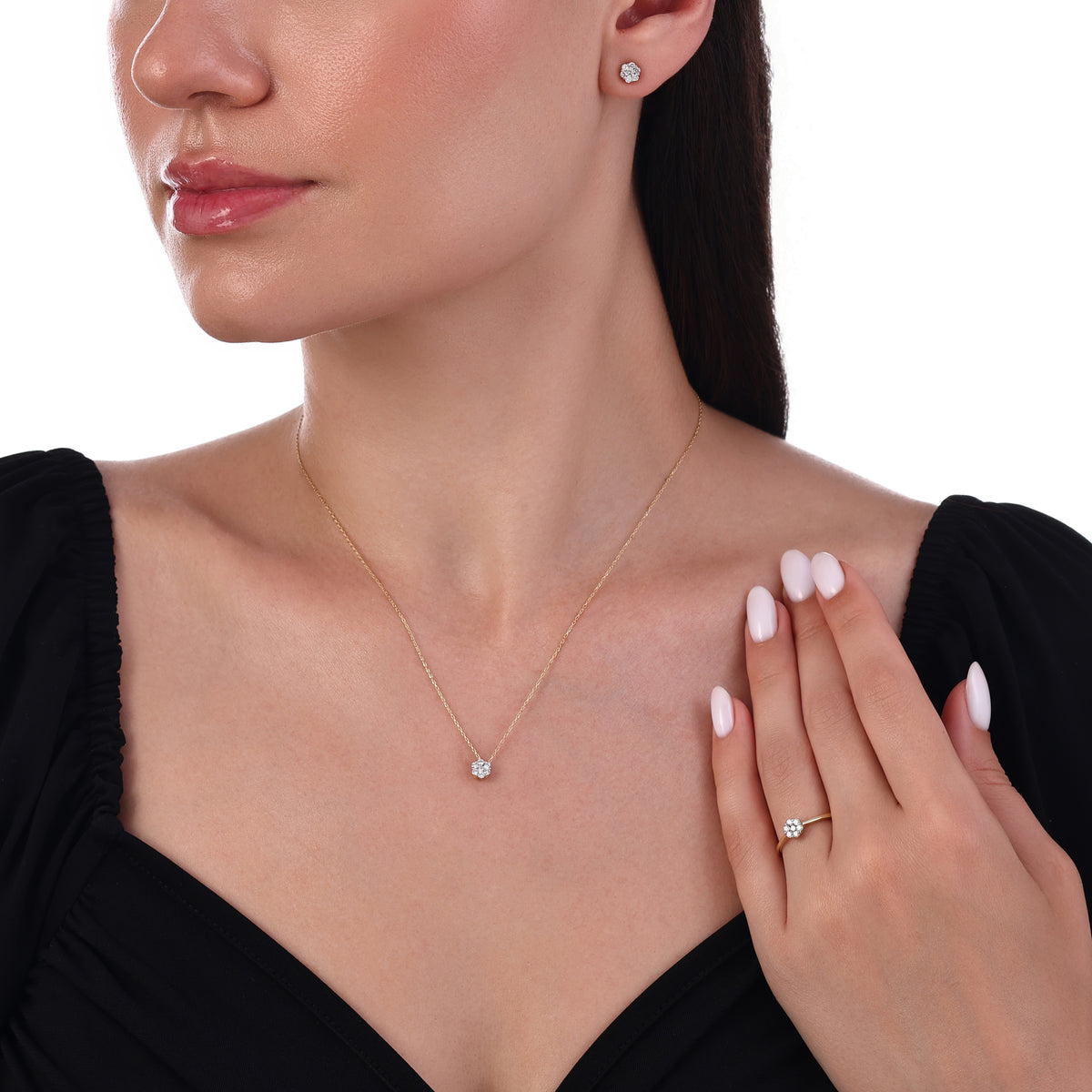 Orecchini con diamanti da 0.73 carati