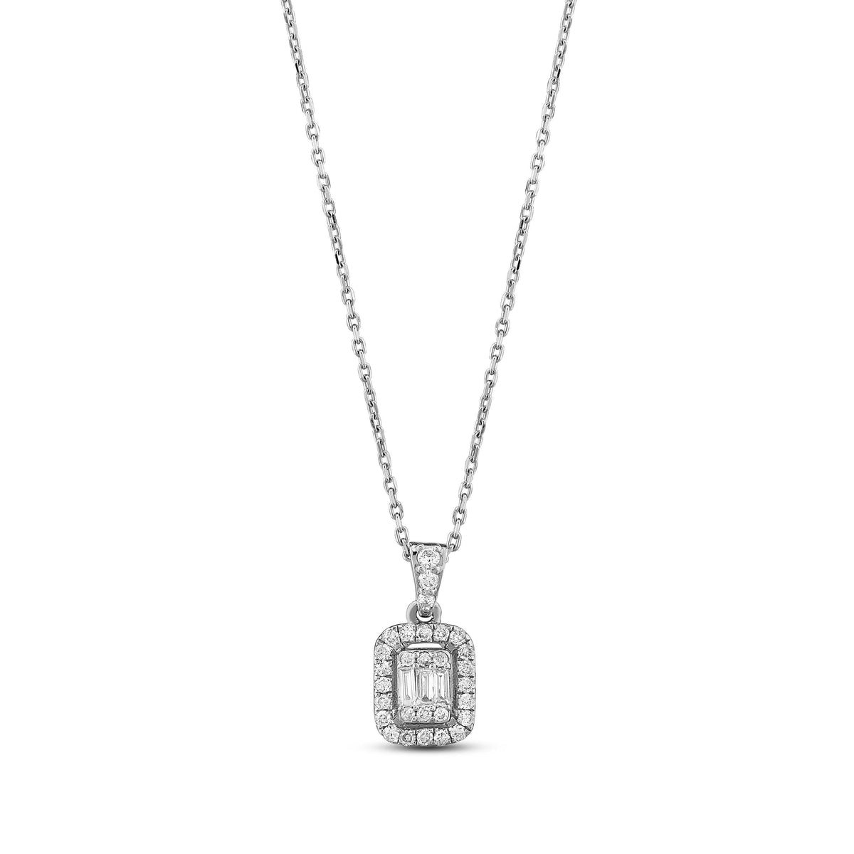 0.18 Karat Josie Baget Diamante Collana