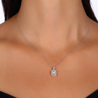 0.41 Karat Baget Diamante Collana