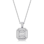 0.24 Karat Laranj Baget Diamante Collana