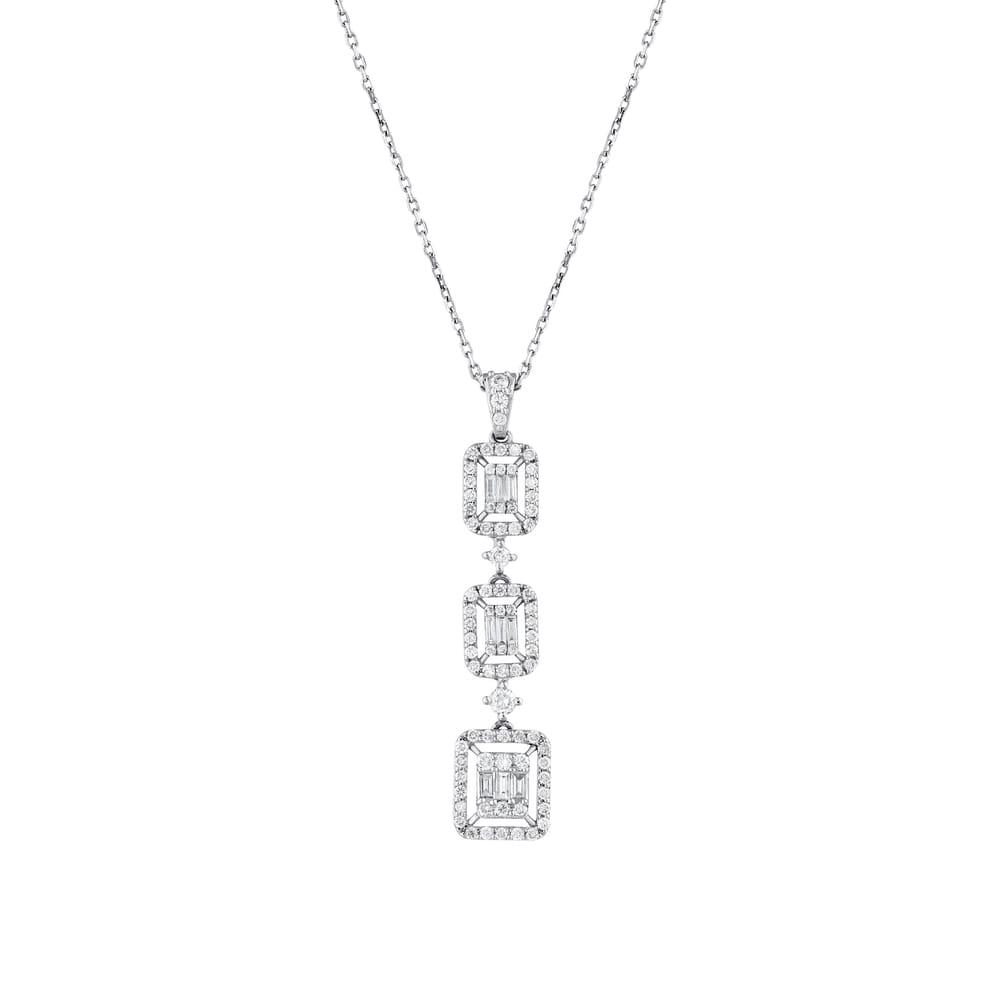 0.66 Karat Jane Baget Diamante Collana