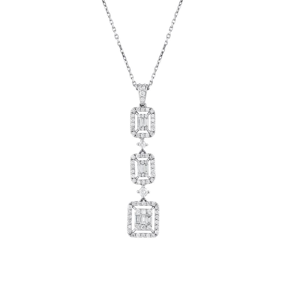 0.66 Karat Jane Baget Diamante Collana