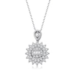 0.76 Karat Zoe Diamante baguette Collana