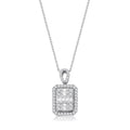 0.84 Karat Isabella Diamante baguette Collana