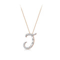 0.31 Karat Baget Diamante J Harf Collana