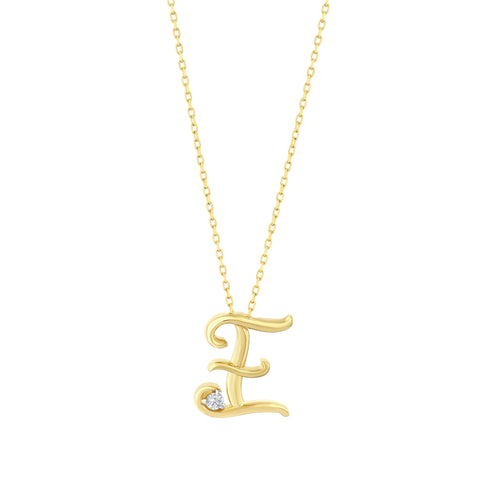 0.03 Karat Diamante E Harf Collana