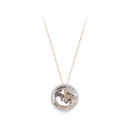 0.13 Karat Diamante Oğlak Burcu Collana