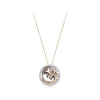 0.13 Karat Diamante Oğlak Burcu Collana