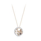 0.15 Karat Diamante Yay Burcu Collana