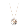 0.35 Karat Diamante Yay Burcu Collana