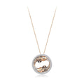 0.13 Karat Diamante Balık Burcu Collana