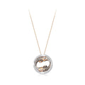 0.33 Karat Diamante Balık Burcu Collana
