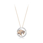 0.31 Karat Diamante Boğa Burcu Collana