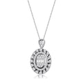 0.93 Karat Alina Diamante baguette Collana