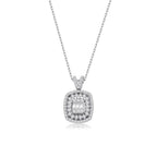 0.45 Karat Alice Diamante baguette Collana