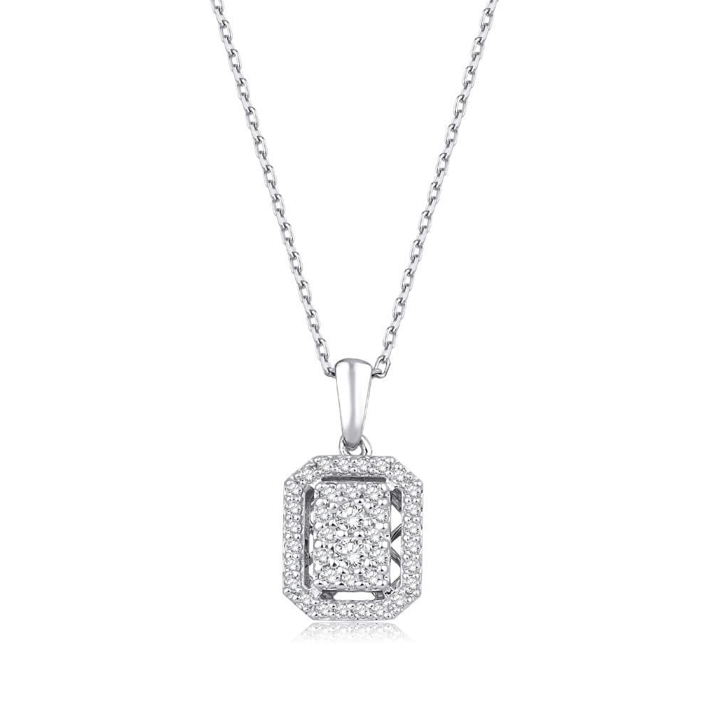 0.17 Karat Penny Diamante Collana