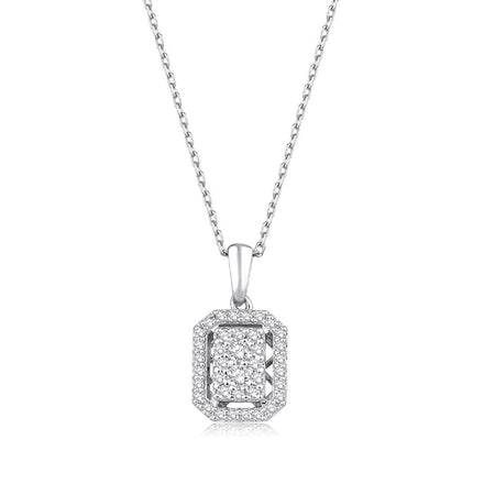 0.17 Karat Penny Diamante Collana