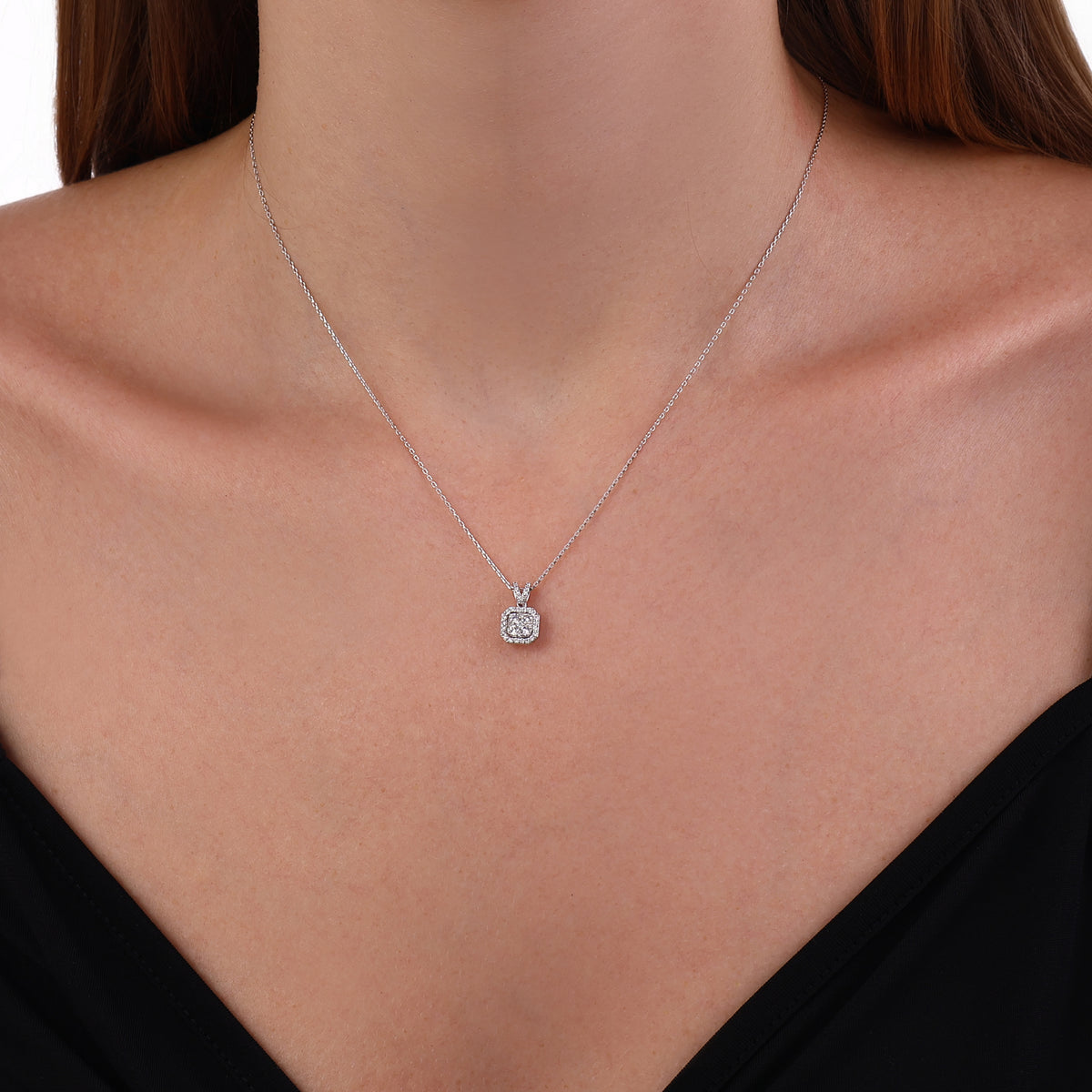 0.33 Karat Diamante Collana