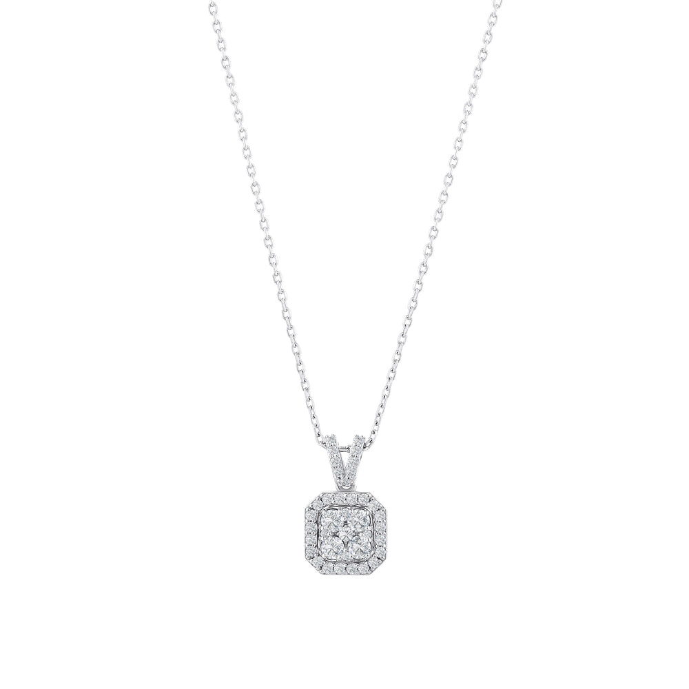 0.33 Karat Diamante Collana